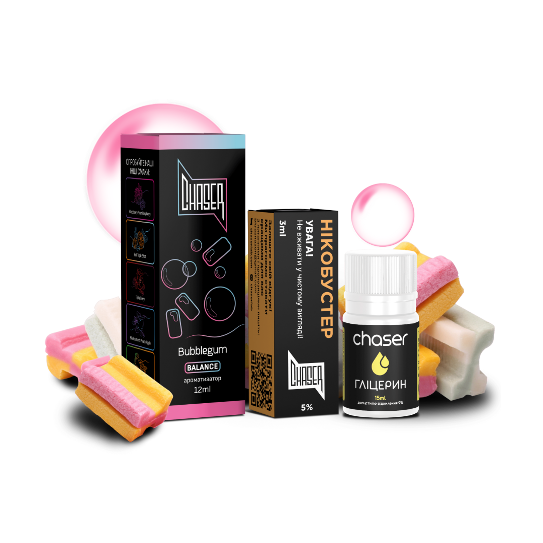 Купить Набор Chaser Black 30мл 65мг BUBBLEGUM