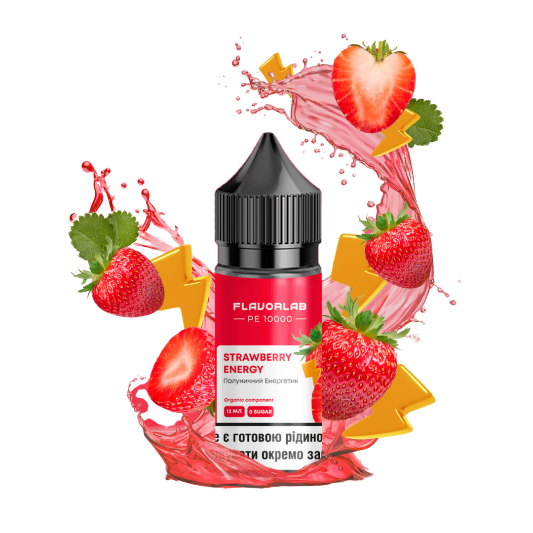 Купити Набір Flavorlab PE 10000 30 мл 65 мг Полуничний енергетик