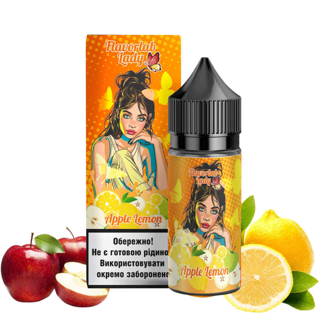 Купить Набор Flavorlab Lady 30 мл 50 мг Яблоко Лимон