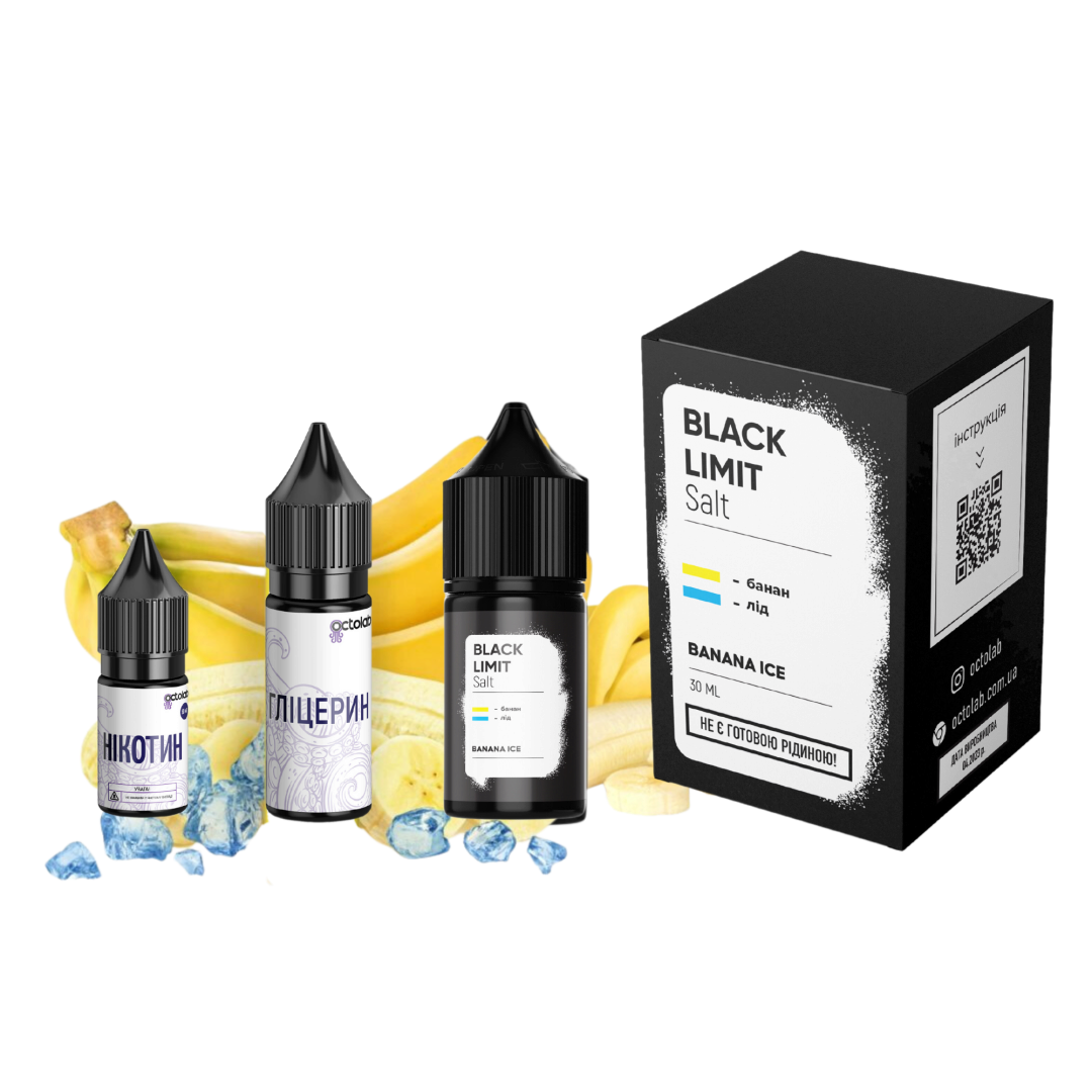 Купити Набір Octobar Black Limit 30 мл 50 мг Banana Ice