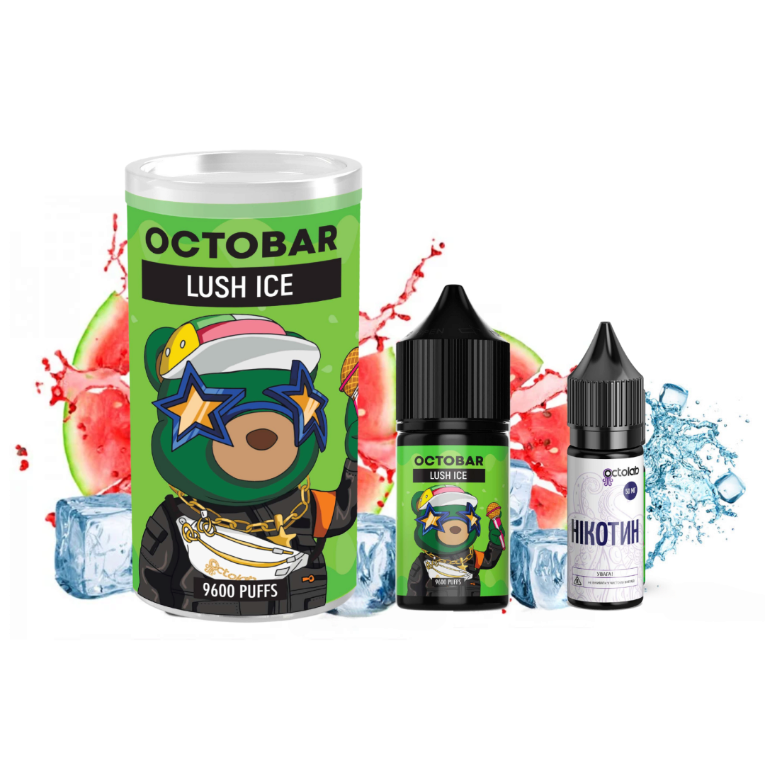 Купити Набір Octobar NFT 30 мл 50 мг Lush Ice
