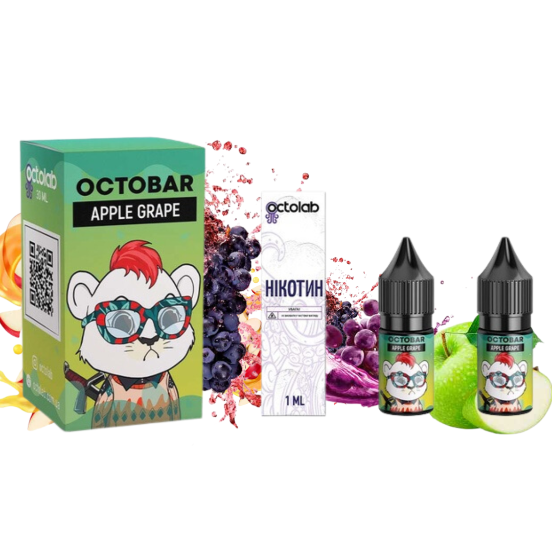 Купити Набір Octobar NFT 10 мл 50 мг Apple Grape