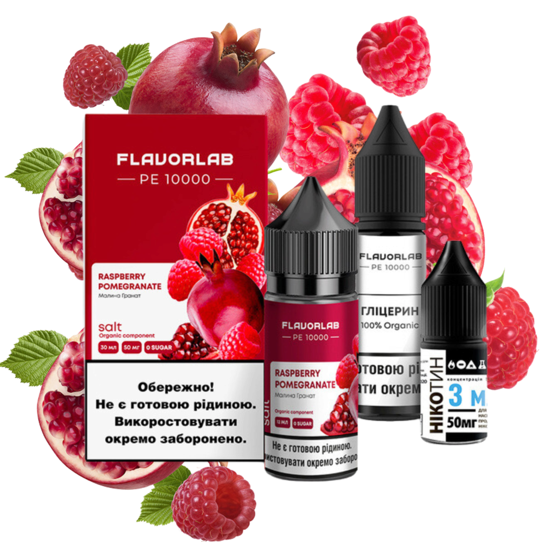 Купити Набір Flavorlab PE 10000 30 мл 50 мг Малина гранат